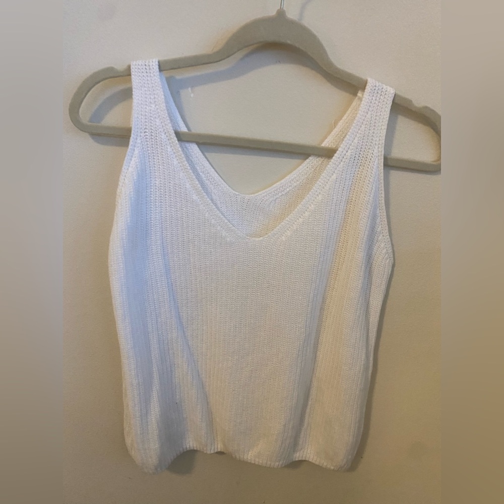 Knitted tank top